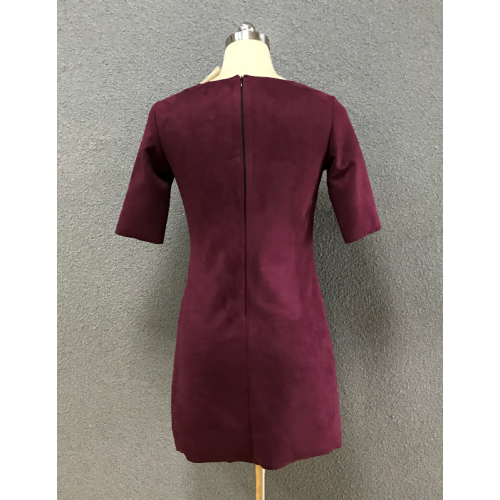 women's  wine slim dress