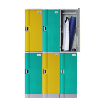 ABS Plastic Smart Multi-Door Staff Locker with Password Induction Lock for Gym