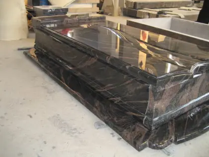 Himalaya Blue Granite Tombstone