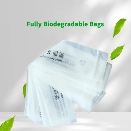 PLA fully biodegradable toothbrush ziplock bag