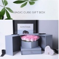 Custom Square Drawer Double Boor Perfume Box