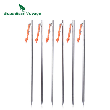 Boundless Voyage 350mm Outdoor Titanium Tent Stakes