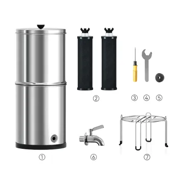 Portable Outdoor Camping Stainless Steel Gravity Filter System