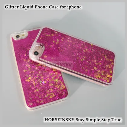 Colorful Bling Cover Shell Phone Cases for iPhone Shining Star Liquid Case