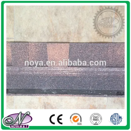 Fiberglass asphalt roofing Shingles coloured glaze monier villa roof tile for wholesales