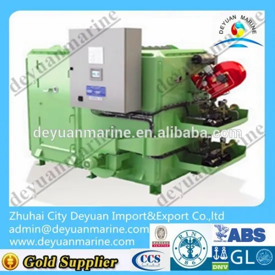 Marine Incinerator for sale solid marine incinerator