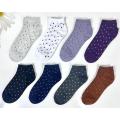 Colored polka dot casual socks