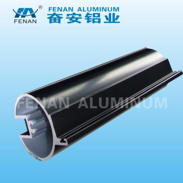 FENAN negro anodizado tubo de extrusión de aluminio para decoración