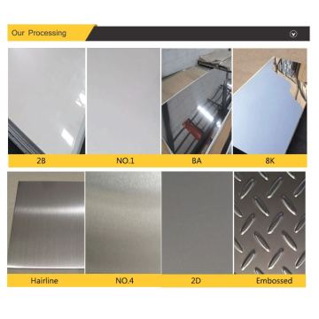 astm a167 304 stainless steel mirror sheet