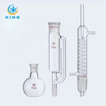 Glass Laboratory Soxhlet Extractor - Efficient Solvent Extraction Equipment