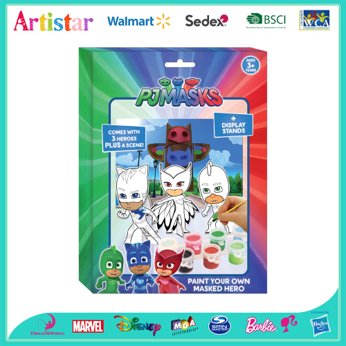 PJMASKS Paint Your Own Masked Hero activity set