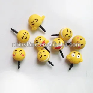 Cute emotional phone anti dust plug , dust plug , anti dust plug