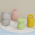Set de jucării de baie din silicon pentru sugari cu tematică animală