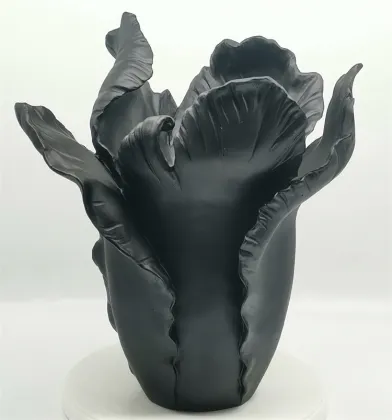 High Grade French Crystal Tulip Flower Vase - Baccarat Home Decor Ornament