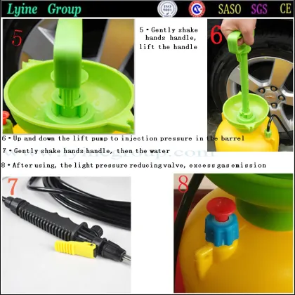 optima water pressure car wash machine with brush