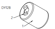 Barrel Damper Drawing of DY12B