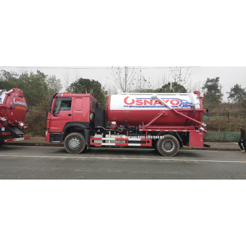 Novo caminhão de sucção de esgoto SINOTRUCK HOWO 4X212CBM