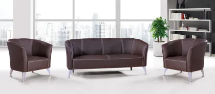 Leather Office Sofa Set, Cheap Office Sofa, Office Reception Sofa