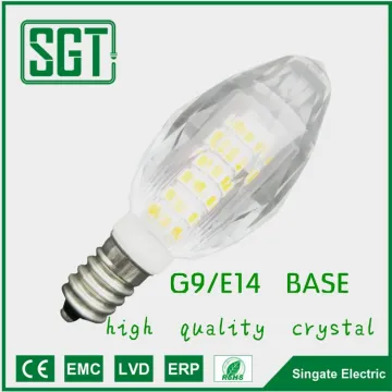 E14 or g9 base smd2835 5W chanderlier light crystal lighting