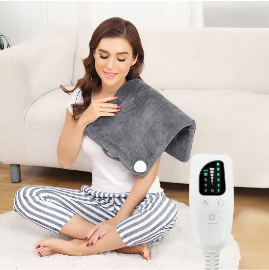 Electric Heated Massage Table Warmer Gray Flannel Blanket Supplier