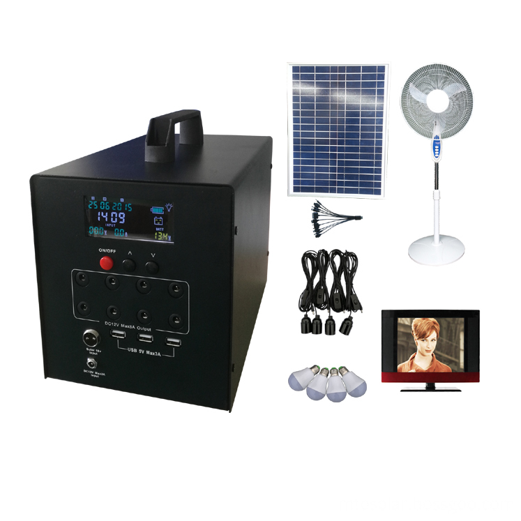 60w screen dc solar home system