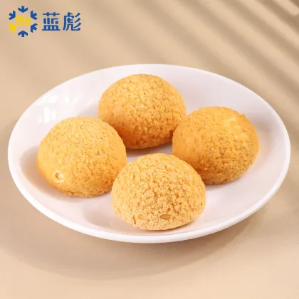 Tasty Tea Snack: Crispy Icecream Puff - Fully Baked Pastry for Cafe