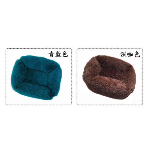 Long plush square pet nest sleeping nest