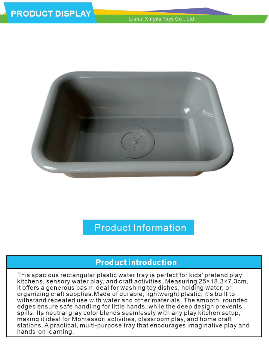 Durable Large Plastic Water Tray