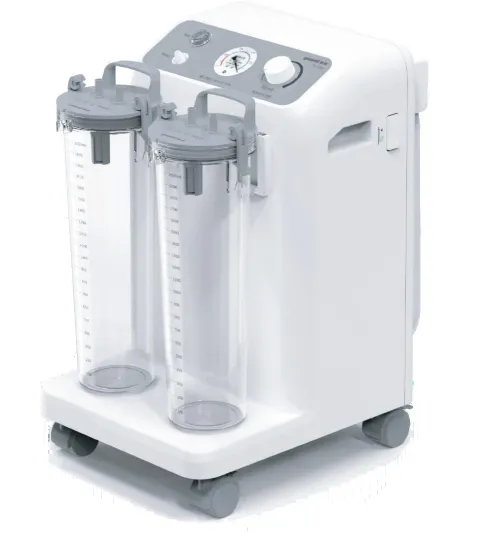 Portable Hospital Medical Electric Suction Sputum Aspirator with Low Noise Oil-Free Pump