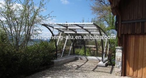 Aluminium frame carports