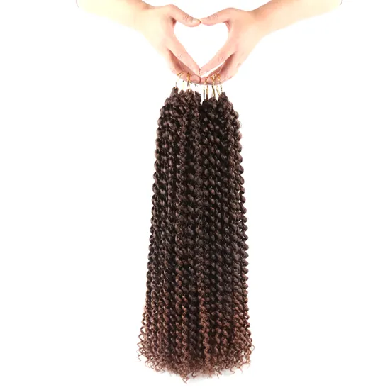 Crochet Water Wave Ombre Braiding Hair For Passionate Twist Synthetic Braid Hair