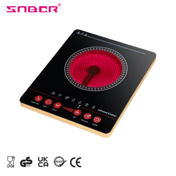 Ultra Slim Infrared Cooker: Kitchen Radiation Cooktop with Touch Sensor Control