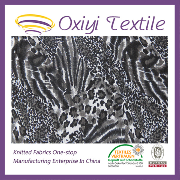 OXIYI Textile 100% polyester single jersey 150gsm knitted jersey for t shirt and soccer
