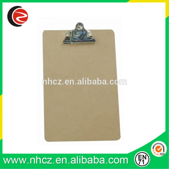 A4 Wooden Clipboard with Bulldog Clip