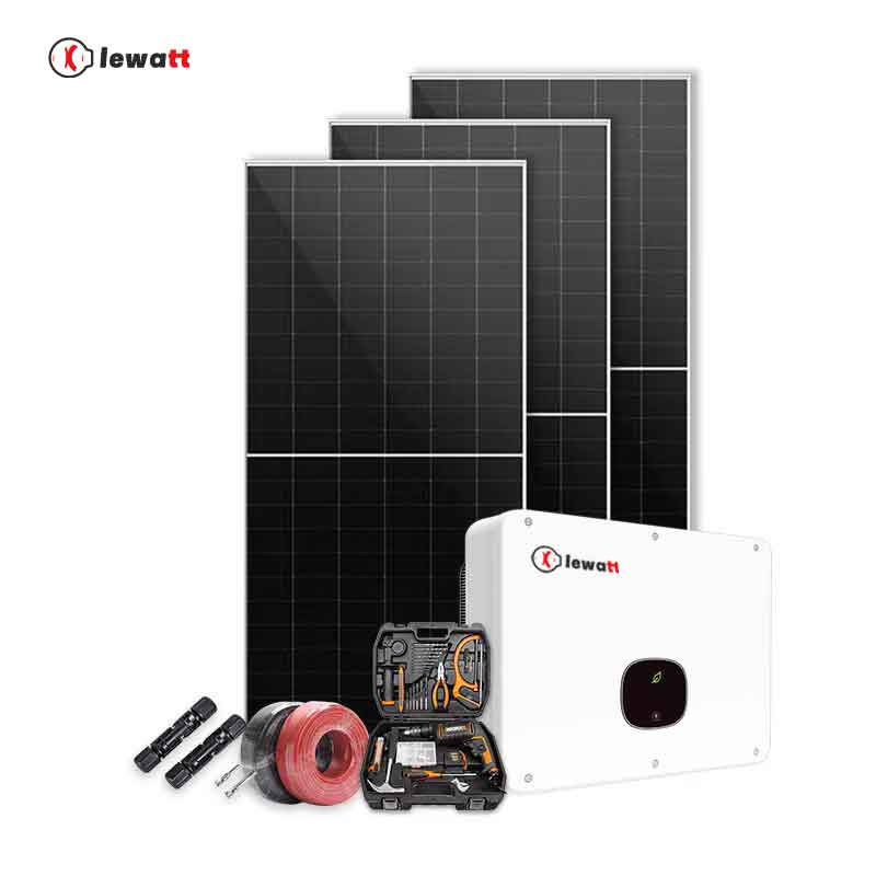 20kw with battery storage industrial use solar system
