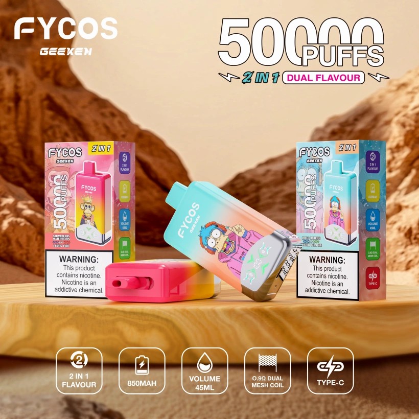 Fycos 50000 พัฟ vape แบบใช้แล้วทิ้ง