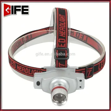 GF-8029 Wholesale Portable Hands free Rechargeable 18650 Battery 3 Modes Most Powerful Mining Headlamp forehead flashlight