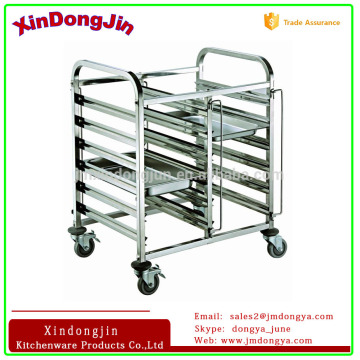 TR2-10A Double-Line 10-Layers 20 gn pans stainless steel tray trolley/Gn pan trolley