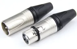 High Quality XLR Plug Connectors: Neutrik 3Pin Female and Male Audio Video Connectors