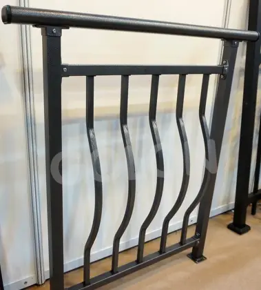 Outdoor Wrought Iron Modern Balcony/Veranda Railing