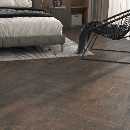 Piso de laminado comercial americano de Herringbone (AC5) Premium