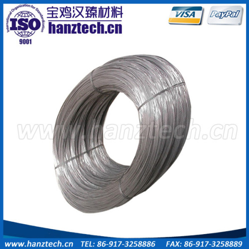 Polished nitinol spring wire wih bright surface