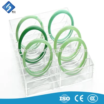 Clear Acrylic Jade Bracelet Display Shelf / Jewelry Display Holder for Sale