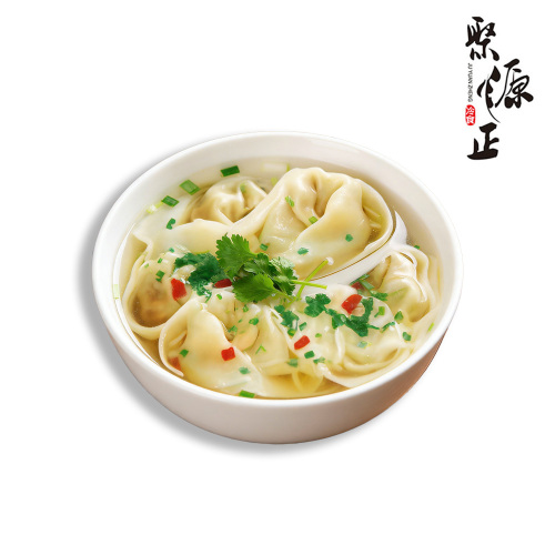 El yapımı kereviz ve Domuz Dolgulu Zanaatkar Wontons