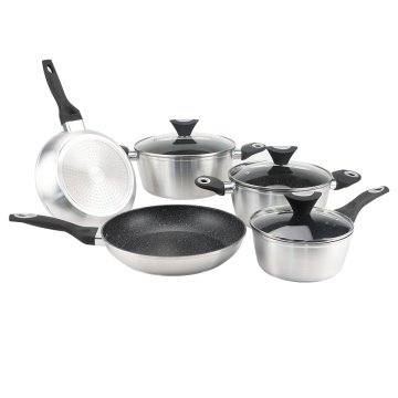 Customized 2021 Aluminum Polished Cookware Set - Telamon Cookware Articulos de Cocina
