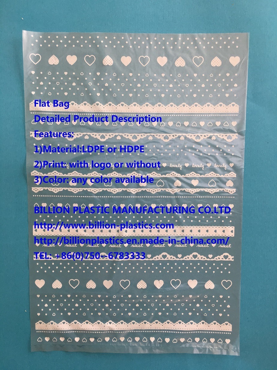 Translucent Cake Bread Polythylene Bag Promotion Bag for Bakery