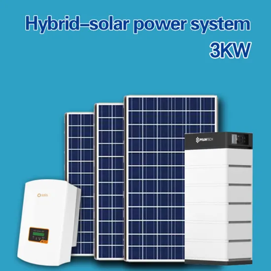 3kw Hybrid Home Solar Power System AC Lithium Battery Solar Energy System (Excluding stents) 6