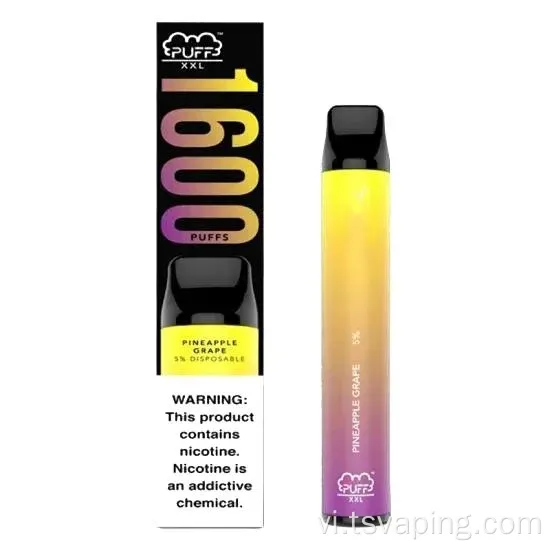Bán buôn mới Puff XXL 1600 Puffs Vape