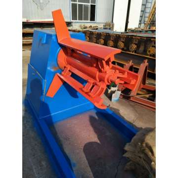 metal wall roof panel hydraulic decoiler