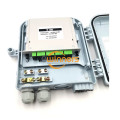 1x8 PLC Splitter กล่องเชื่อมต่อไฟเบอร์ออปติกกลางแจ้ง
